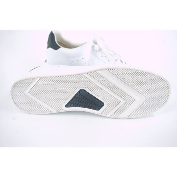 Tory Burch Howell Court White Leather Sneakers SZ 8.5 Tennis low top logo $248 - Picture 10 of 10